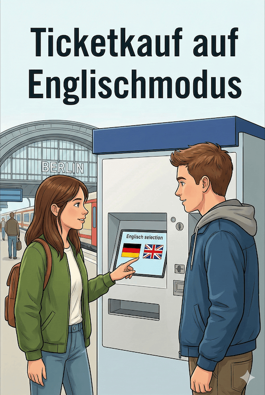Ticketkauf auf Englischmodus